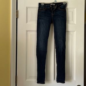 Hollister dark wash skinny jeans
